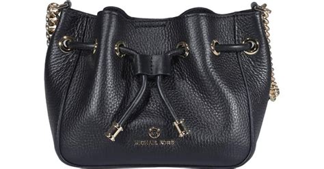 michael kors md bucket bag leather|michael kors phoebe large tote.